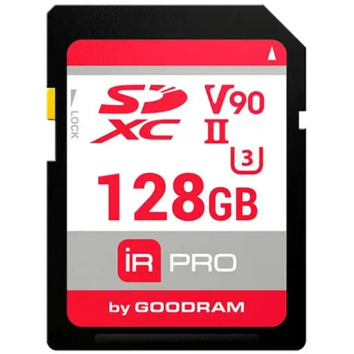 Memory card SD 128Gb GoodRAM IRDM PRO SDXC V90 UHS-II U3 Retail
