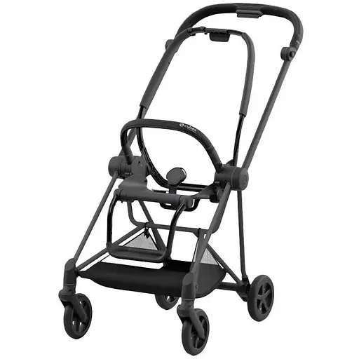 Люлька Cybex Mios Lux Deep Black + Текстиль для прогулянкового блоку Cybex Mios Deep Black + Шасси для коляски Cybex Mios LS RBA Matt Black - фото 10