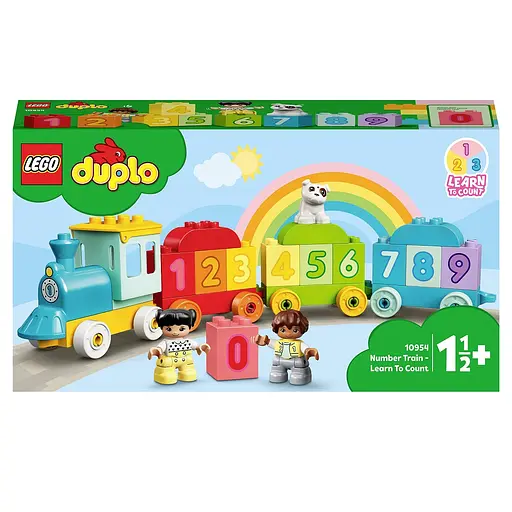 Уценка. Конструктор LEGO DUPLO My First Поезд с цифрами - учимся считать, 23 детали (10954)