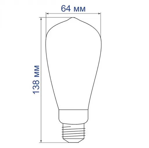 Лампа світлодіодна Feron LB-379 2Вт E27 2700К (1864) - фото 4