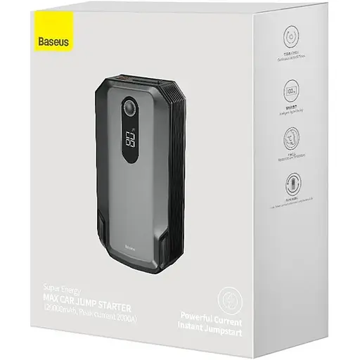 Пускозарядний пристрій Baseus Super Energy Max Car Jump Starter 20000mAh Black (CGNL020001) - фото 8