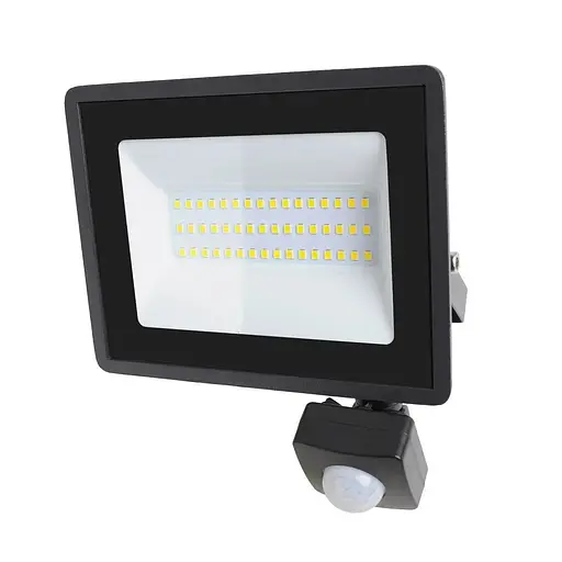 Прожектор Brille светодиодный с датчиком движения HL-19P/37.5W CW IP65