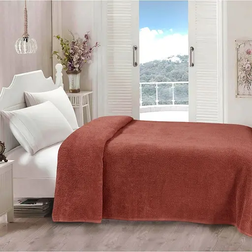 Простирадло Iris Home махрове 190х220 см червоне 000164577