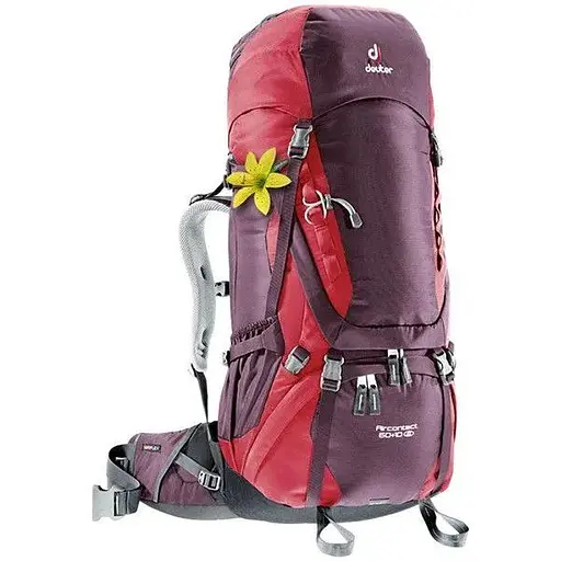 Рюкзак Deuter Aircontact 60+10 SL Old Aubergine-Cranberry (1052-3320416 5518)
