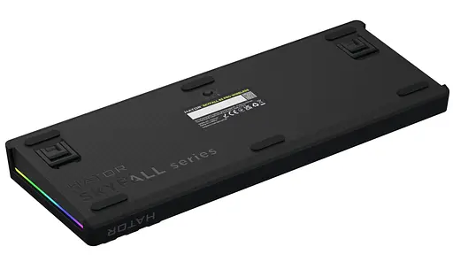 Клавіатура HATOR Skyfall 65 PRO Wireless Silent Switches US Grey Black (HTK4160) - фото 6