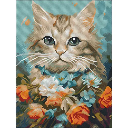 Алмазная мозаика Strateg ПРЕМИУМ Маленькая радость без подрамника размером 30х40 см (ZAV3040-22) - фото 1