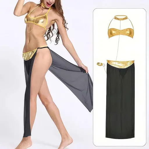 Танцювальний костюм зі Сходу створіть свій незабутній виступ S/M/L K0507-1 - фото 4