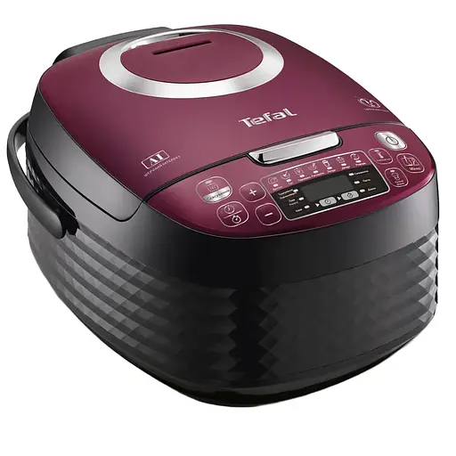 Мультиварка Tefal Spherical чорно-бордовий 750 Вт (RK740532) - фото 1