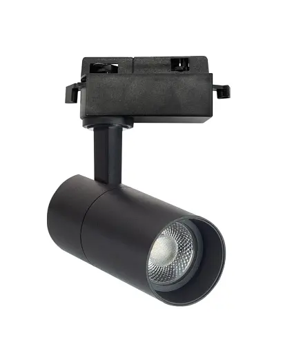 Трековий світильник Goldlux 329042 Shark LED 1x10W 4000K 850Lm IP20 чорний - фото 1