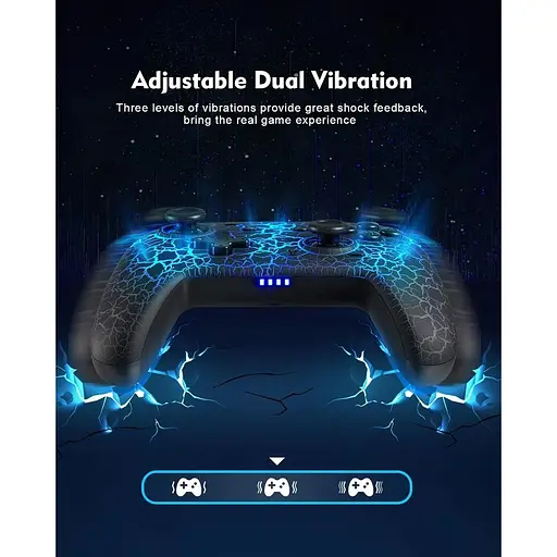 Беспроводной контроллер Blnbok Switch Pro для Switch/Switch Lite/Switch OLED, 8 цветов, регулируемый - фото 5