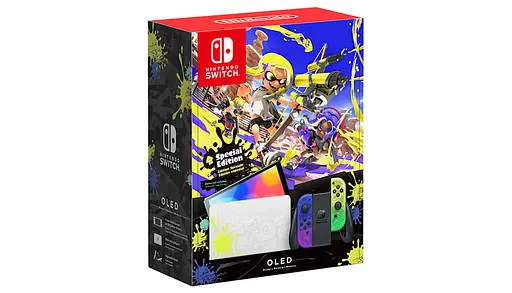 Портативная игровая консоль Nintendo Switch OLED Splatoon 3 Edition [72042] - фото 5