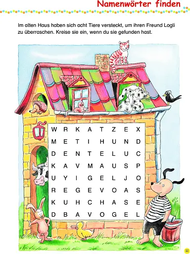 Spielerisch Deutsch lernen. Grundwortschatz-Ratsel fur das 1. Schuljahr - фото 3