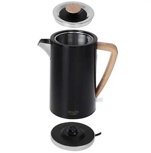 Чайник Adler AD 1347 Black Metal 1,7л STRIX - фото 3