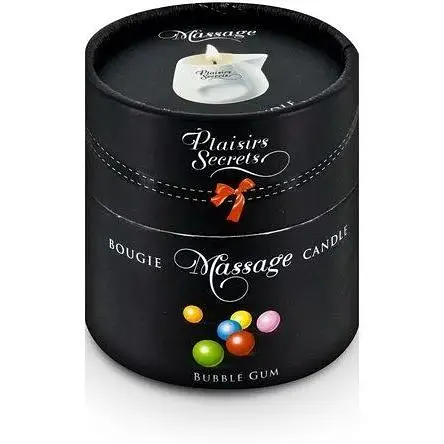 Масажна свічка Plaisirs Secrets Bubble Gum (80 мл) - фото 3
