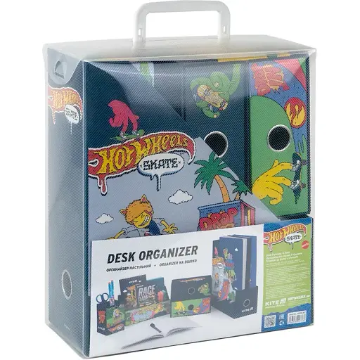 Органайзер настольный Kite Hot Wheels 4 предмета (HW25-357) - фото 4