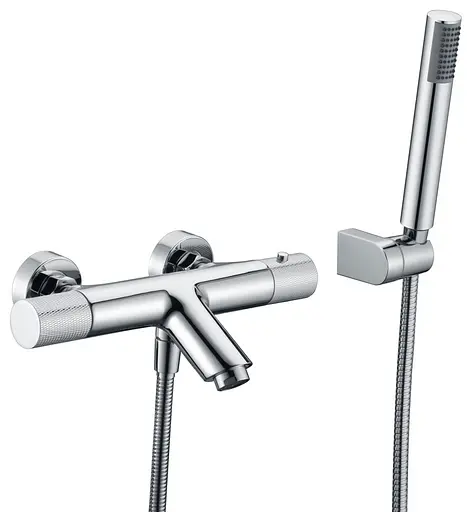 Термостатический смеситель для ванны Imex Line с душевым набором хром BTD038-4 Хром - фото 1