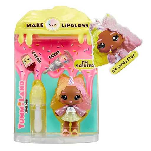 Игровой набор с куклой и блеском для губ Ния Кэнди Yummiland 525462 - фото 6