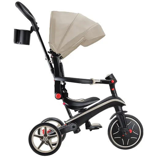 Велосипед детский Globber Explorer Trike Foldable 4в1 до 20 кг песочный (732-466-2) - фото 4