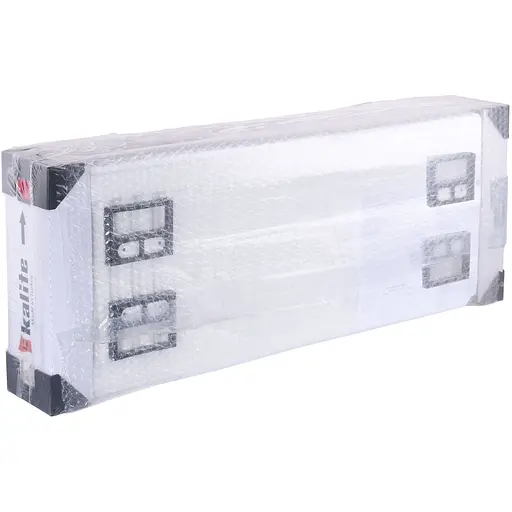 Радіатор сталевий панельний Kalite 22 низ/справа 300x800 (без INNER) 000022630, Білий - фото 2