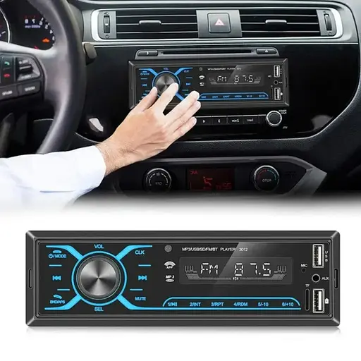 Автомагнитола MP3 3885 ISO 1DIN - фото 8