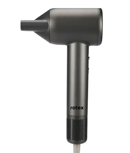 Профессиональный фен Rotex RFS1090-ion Lux Line для сушки и укладки волос 1600 Вт Серый - фото 2
