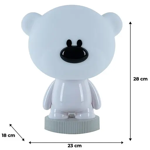 Світильник-нічник Kite LED з акумулятором Bear білий (K24-490-2-1) - фото 5