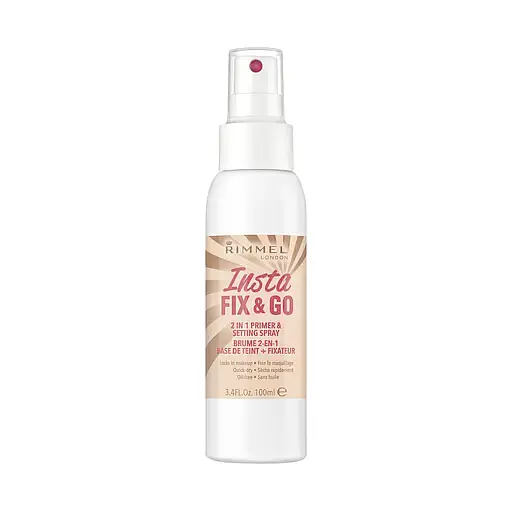 Фіксуючий спрей і база для макіяжу Rimmel Insta Fix & Go 2 в 1, 100 мл (8000017035806) - фото 1