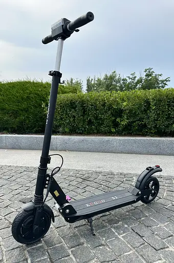 Электросамокат KUGOO S3 Jilong 8.8Ah 450W черный + сумка-чехол - фото 6