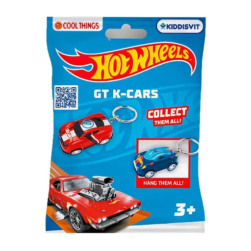 Игровая фигурка-сюрприз с кольцом GT Машинка Cool Things HW056 серии Hot Wheels в ассортименте - фото 1