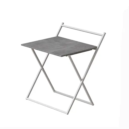 Стіл трансформер Компакт 3 750x790x720 Білий метал ДСП Бетон 16 мм FRD-104689