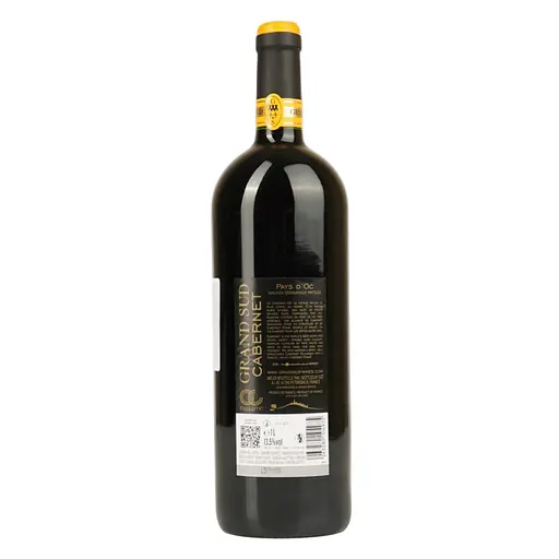 Вино Grand Sud Cabernet Sauvignon червоне сухе 12.5% 1 л (1312260) - фото 3