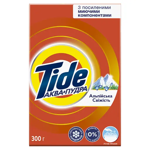 Стиральный порошок Tide Аква-Пудра Альпийская свежесть 300 г - фото 2