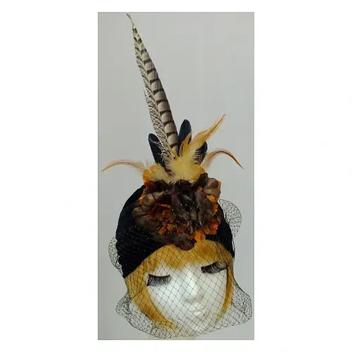 Чалма Берта с вуалью - фото 1