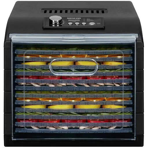 Сушарка для грибів і фруктів Sencor SFD 6600BK