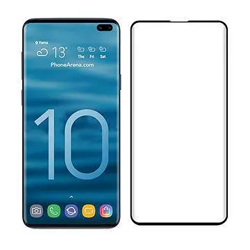 Захисне скло DK для Samsung Galaxy S10+ G975 3D Full Glue black - фото 2
