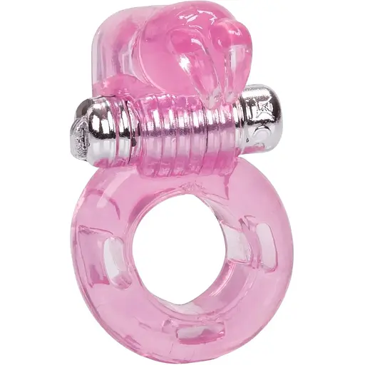 Эрекционное кольцо с вибрацией CalExotics Bunny Enhancer 6 см розовый