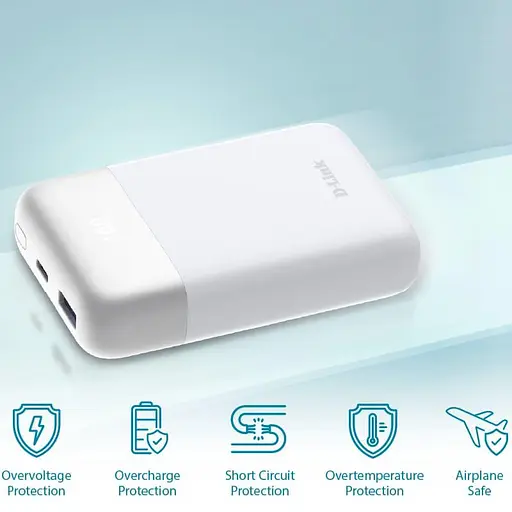 Павербанк D-Link White 10 000 mAh / 18 Вт (DPP-101) - фото 5