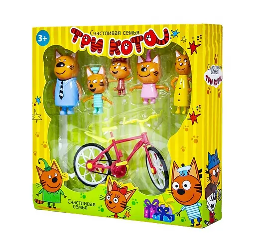 Ігровий набір Три кота N73 з велосипедом - фото 2