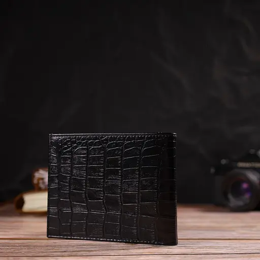 Мужской кожаный кошелек Canpellini 12.5х9.5х2 см acs0025640 - фото 6