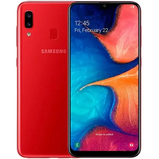 Смартфон Samsung Galaxy A20 32 GB Red (Grade C) Seller Refurbished - фото 1