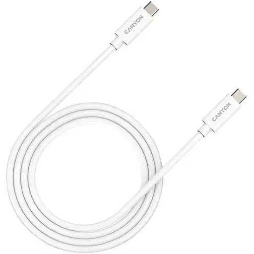 Кабель USB Type-C Canyon Type-C to Type-C 1m White (CNS-USBC44W)