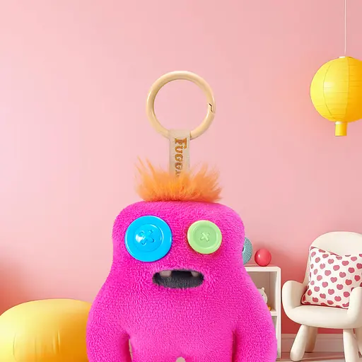 М'яка іграшка-брелок Fuggler Baby Pinkles Бебі Сонько 8 см (15759E) - фото 3