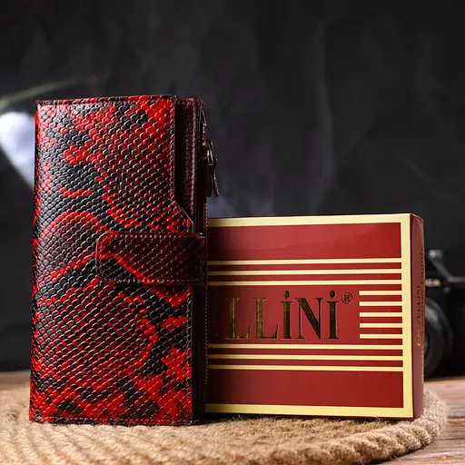 Женский кожаный кошелек Canpellini 10х18.7х2 см acs0025155 - фото 9