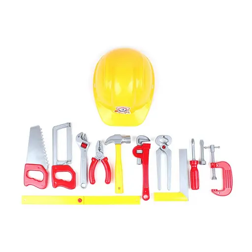 Ігровий набір інструментів "Tools Set" ТехноК 5873TXK, 11 інструментів та каска - фото 2