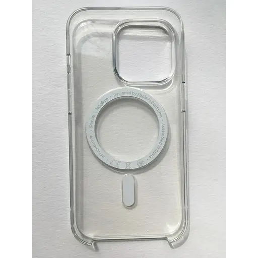 Оригинальный противоударный чехол Apple Clear Case MagSafe для iPhone 14 Pro Max (6.7") Прозрачный (MPU73ZM/A) - фото 4