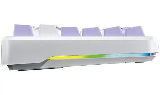 Клавіатура Aula F87 EN/UA White/Lilac, USB, кабель 1.8 м, 365.9 х 139 х 41.1 мм, підсвічування, кількість клавіш 87 (6948391202464) - фото 5