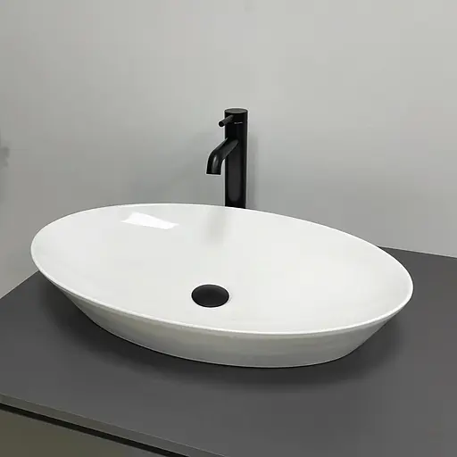 Умивальник VBI Orvieto white накладний VBI-012612, Білий - фото 3