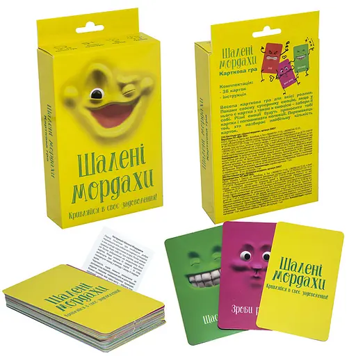 Настільна гра "Шалені мордахі" 30857 (укр.) - фото 2