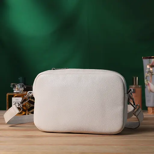 Класична жіноча сумка крос-боді Shvigel з натуральної шкіри 21х13.5х5 см sum0027036 - фото 10