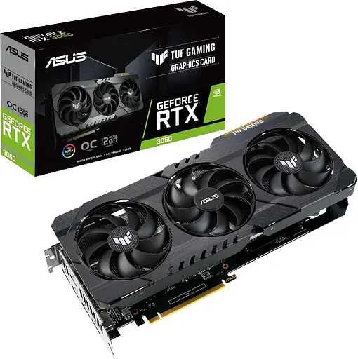 Відеокарта ASUS RTX 3060 12Gb TUF Gaming OC (TUF-RTX3060-O12G-GAMING) (GDDR6, 192 bit, PCI-E v4.0 x16) Б/в - фото 8
